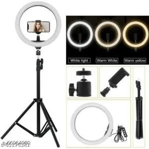 Apsolight 10inch LED Selfie Ring Light, Big Led Camera Light With Cool Warm Mix Light