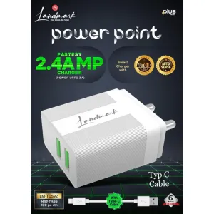 Powerpoint dual usb charger 2.4amp Tc592