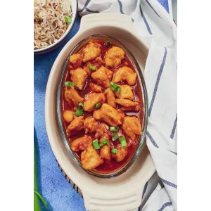 Chicken manjurion gravy-hum night