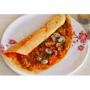 Mushroom Dosai -commitee tiffin 