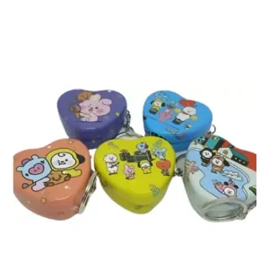 BTS BT21 heart shaper keychain