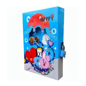 BT21 Lock diary 
