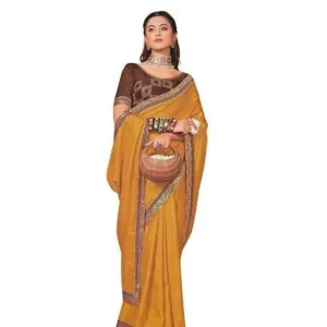 Cotton silk saree 