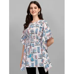 Striped Crepe Women Kaftan