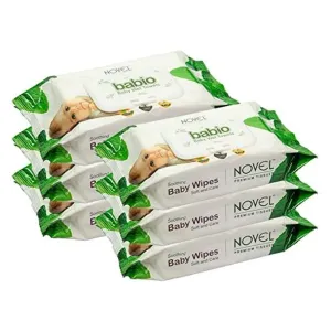 NOVEL Baby Wet Wipes/Pack With Lid (Pack of 6-80 Sheet)