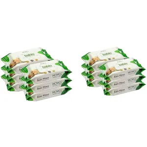 NOVEL Baby Wet Wipes/Pack With Lid (Pack of 12-80 Sheet)