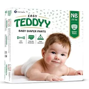 TEDDYY Baby Easy New Born Diaper Pants 66 Count 
