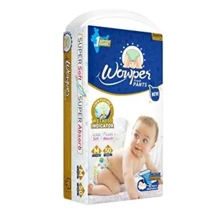 Wowper Fresh Baby Diaper Pants | Medium Size Diapers | M 50 PIECES