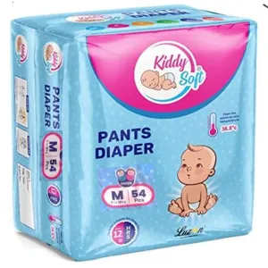 KIDDY SOFT Baby Diaper | SIZE - MEDIUM (M-54)