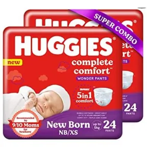 Huggies Complete Comfort Wonder Pants, Extra Small (XS),48 Count