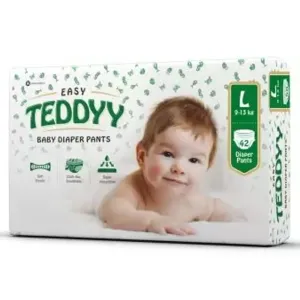 Teddyy Baby Easy Large Diaper Pants 42 Count (Pack of 1)