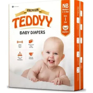 TEDDYY EASY Premium Diaper - New Born (66 Pieces)