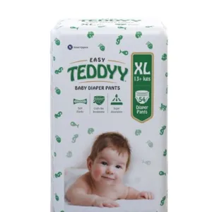 Teddyy Baby Easy Pant Diapers Extra Large 54 Count (Pack of 1)
