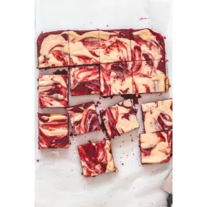 Red velvet cheesecake brownies