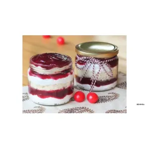 Red velvet jar cake