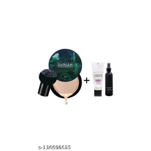 SUNISA AIR CC CREAM FOUNDATION & MAKEUP PRIMER & MATTE FIXER