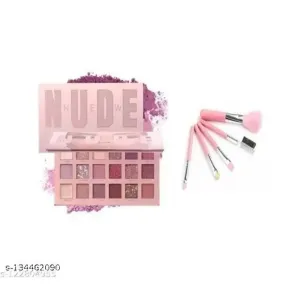Sensational NUDE Pigmentation Eyeshadow Palette With 18 Exciting Shades For Makeup + 5 No"