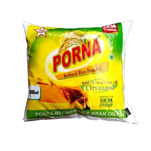 Porna Rice Bran Oil 500 mL
