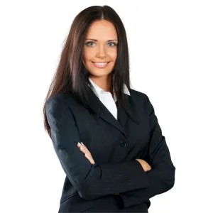 Classic black suit for women