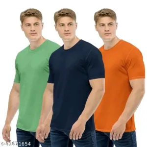 Urbanic Pack Of 3 Half Sleeve T-Shirt For Men