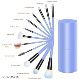 Professional Pink Makeup Brushes 12 Pcs