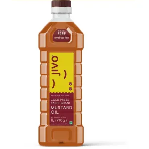 Jivo cold pressed oil 1L Mustured oil । Sarso ka tel। सरसों का तेल kacchi Ghani oil 