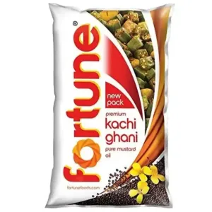 Fortune kacchi ghani Mustured oil pouch 1L