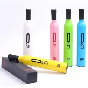 Mini Portable Umbrella Protection And Rain, Stylish Printed Bottle Umbrella (Multi color) 