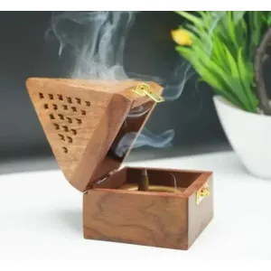 Wooden Agarbatti Box | Fragrance Holder | Lobandan | Incense Stick Stand