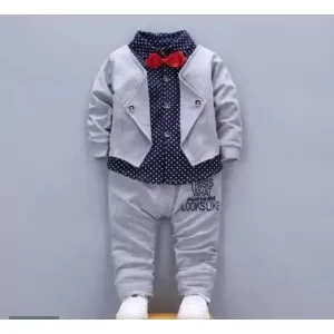 Stylish Fancy Cotton Top With Bottom Wear Clothing Set For Kids
