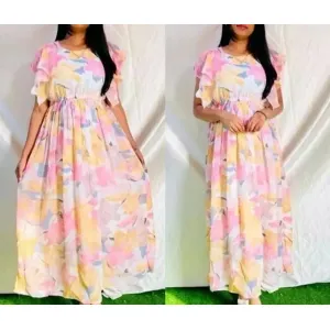 Glamours Flower Style Women Diva Dress
