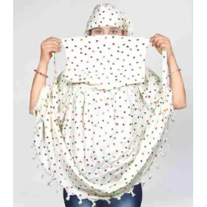 Stylish Women's Multipurpose Scarf with Adjustable Mask