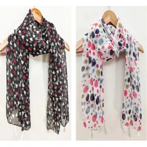Elegant and Trendy Women's Dupatta Set (Pack of 2)
