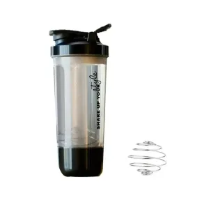 Useful Plastic Protein Shaker Bottle with Lid(600 ml)