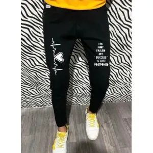 Fancy Cotton Blend Jeans for Men