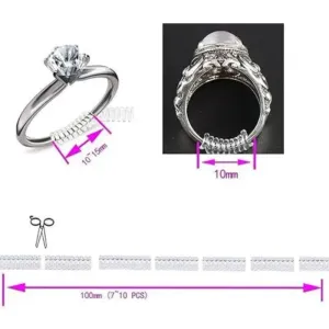 Invisible Ring Size Adjuster – Comfortable & Secure Fit for Loose Rings