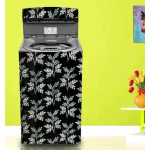 Stylish Printed Knit Top Load Washing Machine Cover – Durable & Elegant
