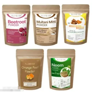 Product Name: Florecer Organic Beetroot, Kasturi Haldi, Neem, Multani Mitti & Orange Peel 