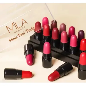 Product Name: MILA BEAUTE Minis Pout Party Lipstick – Set B