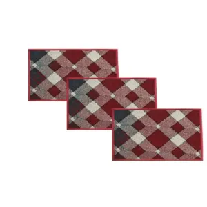 Graceful Fancy Doormats(Pack of 3)