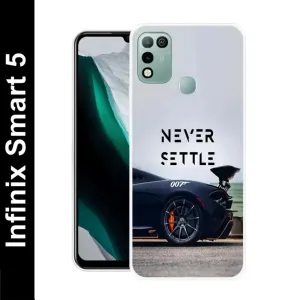 Designer Silicon Printed Mobile Covers For Infinix Smart 5


