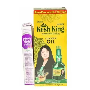 Kesh king hair oil 100ml with free boro plus cream 