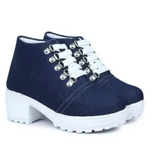 COYO WALK Women's Denim Ankle Boots