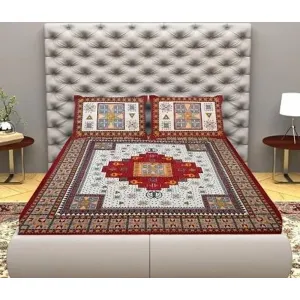 New Arrival Cotton Queen Size Bedsheets (90*100 Inch)