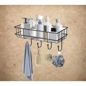 Self-Adhesive Multipurpose Bathroom Shelf Organizer – Wall Mounted (Pack of 1)