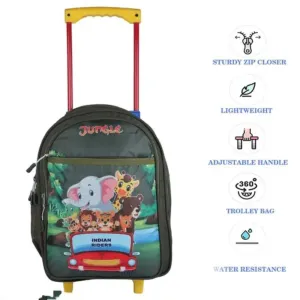 Kids school trolley bag