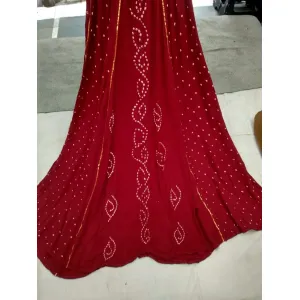 Pure Bandhej Skirt