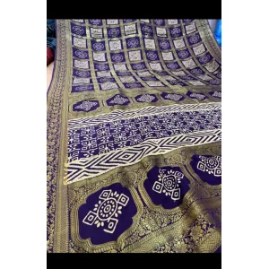 Pure AJARAKH Saree 