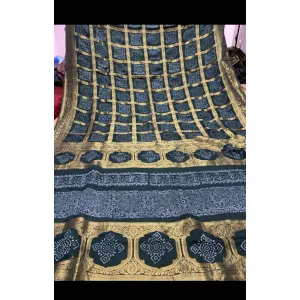Pure AJARAKH Saree 