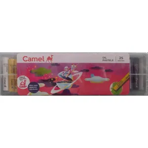 Camel Oil pastels Plastic Box 25 Shades